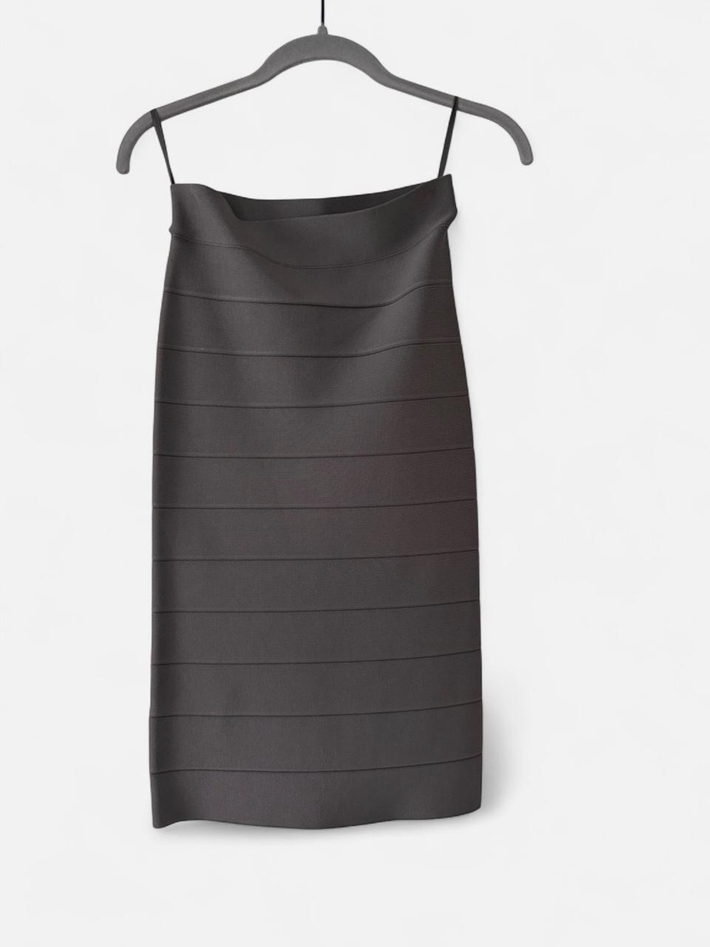 BCBGMaxAzria Charcoal Gray Bandage Pencil Skirt